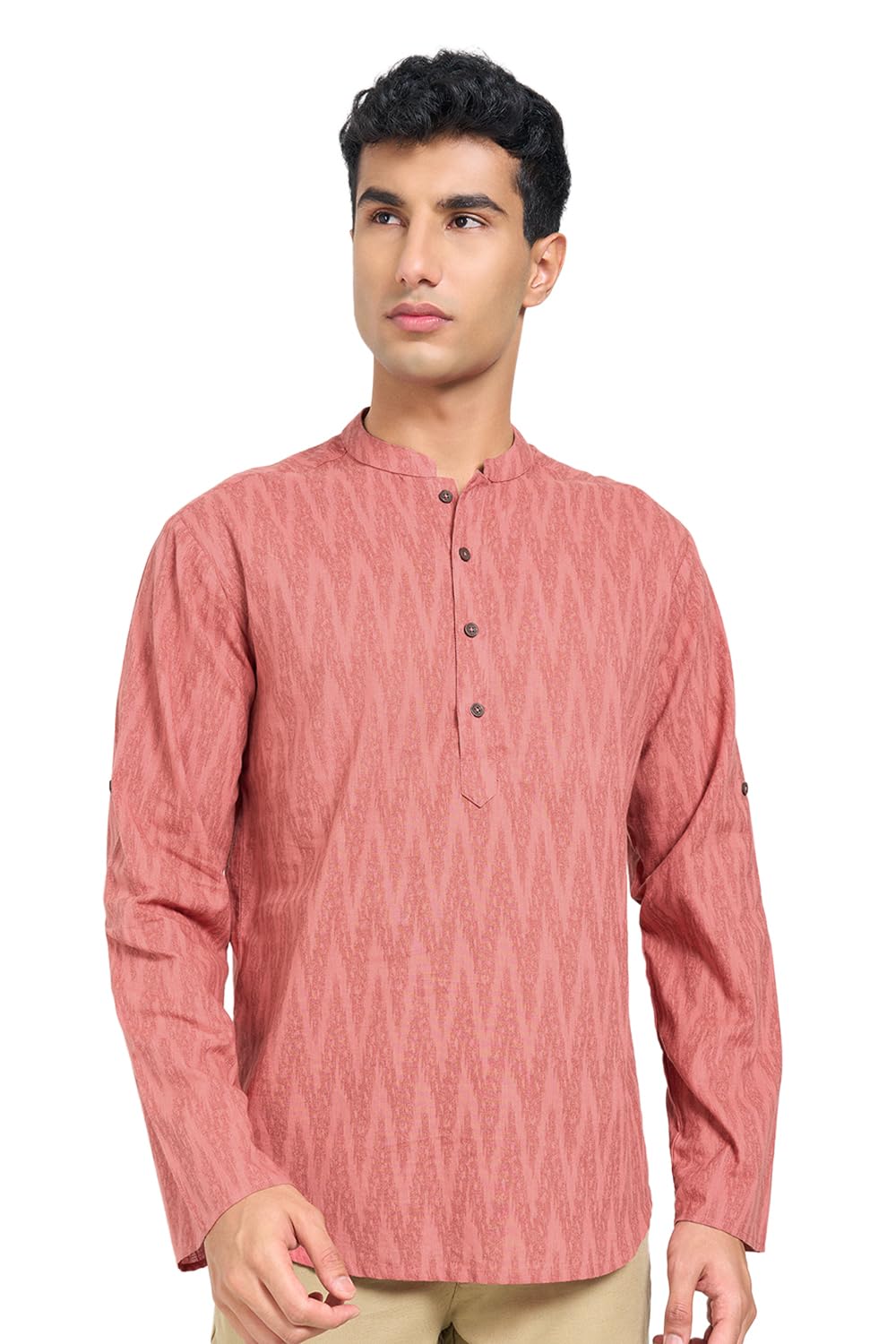 indus route by pantaloons Men's Cotton Regular Kurta-picture-47
