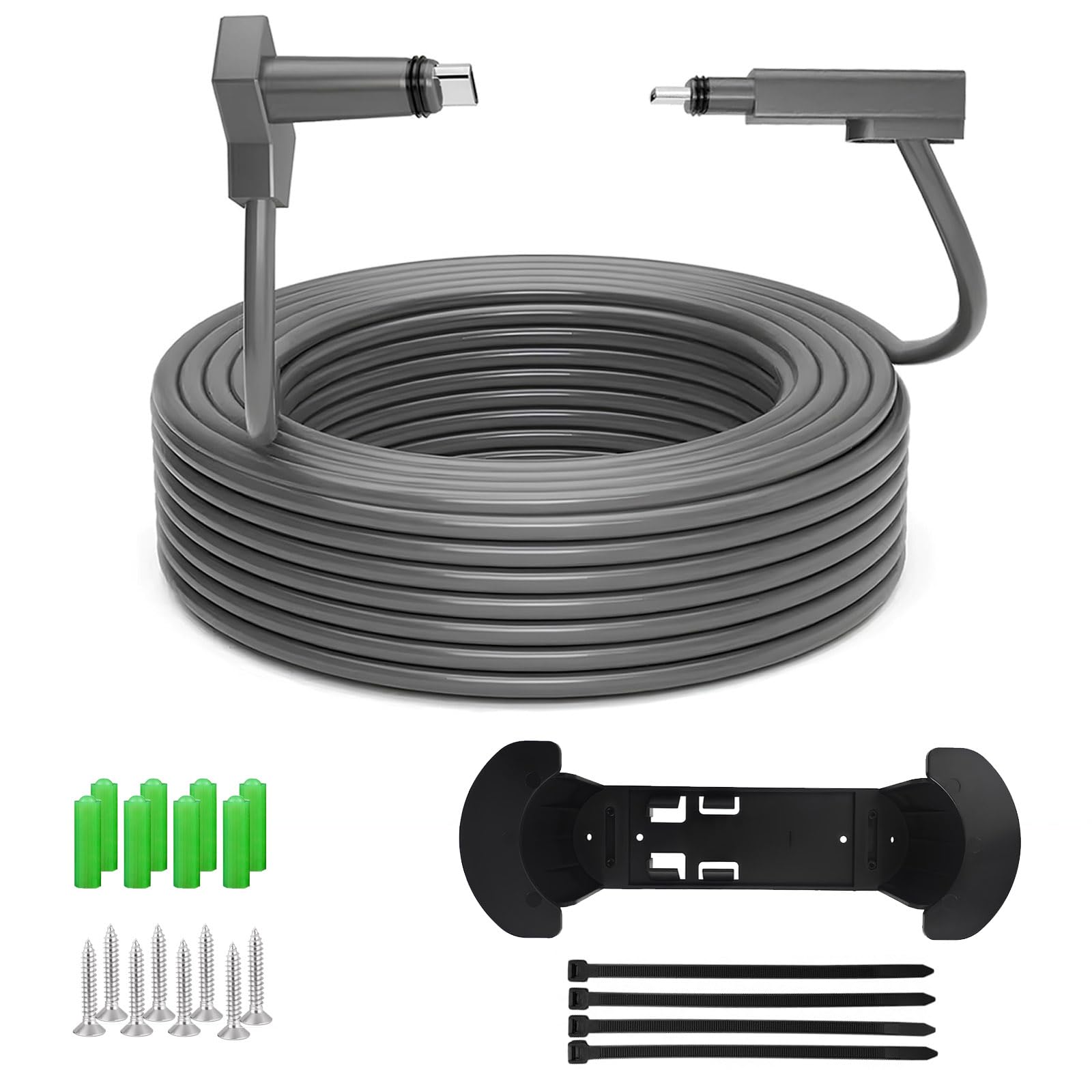 HzFitInc StarLink Gen 2 Cable with Cable Caddy 100ft for Starlink Extension Gen 2 Router