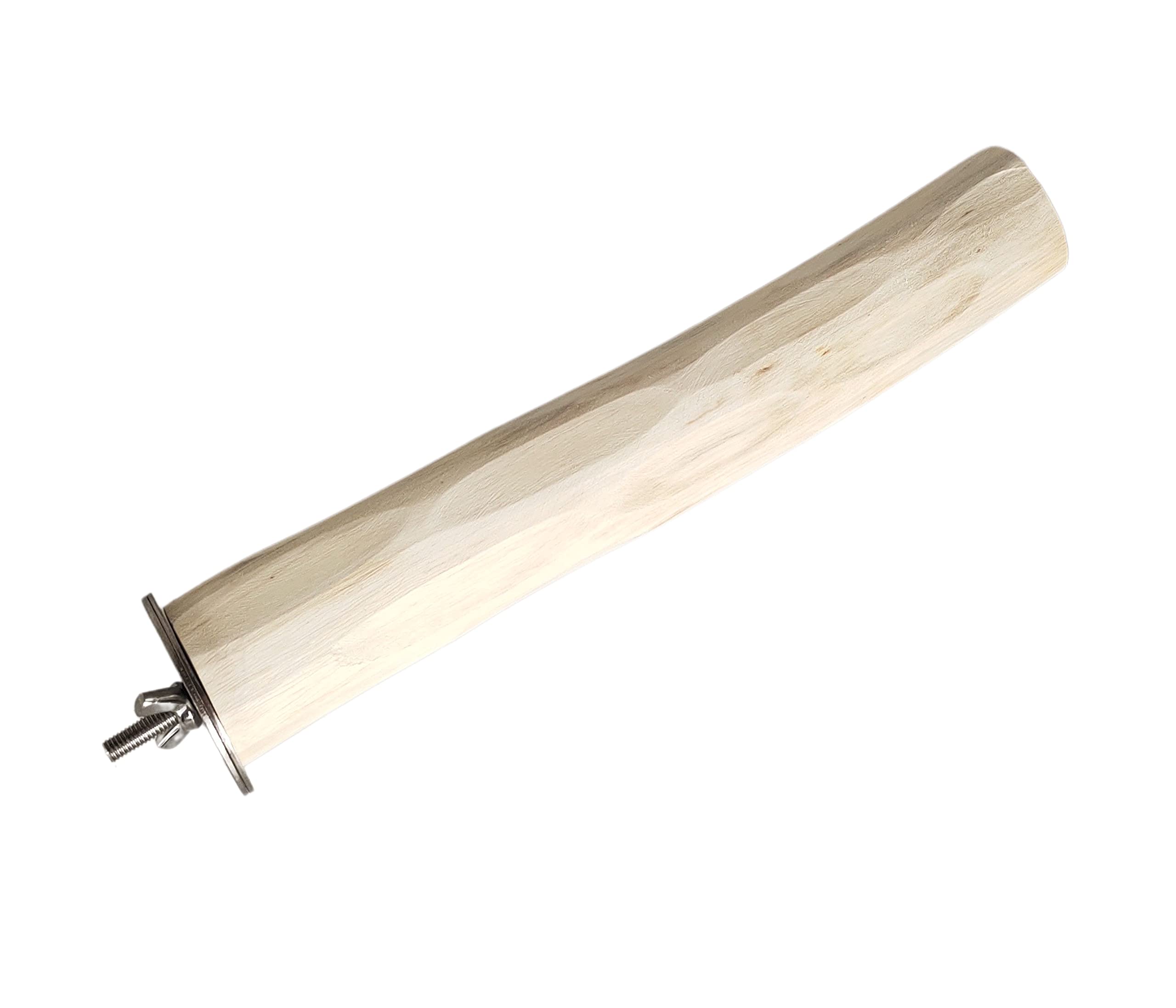 KSK 10" Bird Perch Stand Stick Natural Wood Paw Grinding Bird Cage Perch for Parrot African Grey,Macaw, Cockatoo cage Accessories(Larg) (B09XBPTCHH) Amazon Price History, Amazon Price Tracker