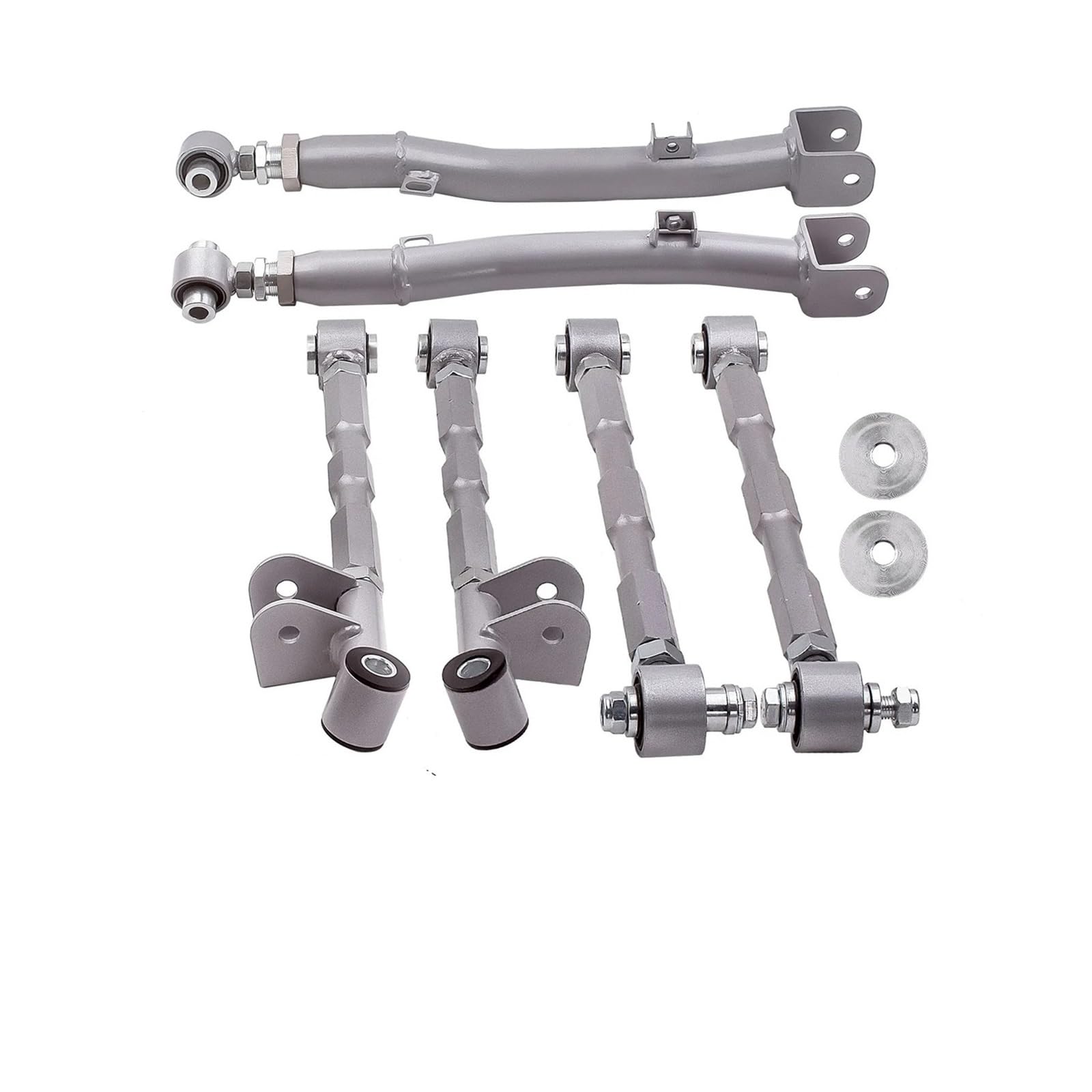 Pasuje do Subaru Impreza WRX pasuje STi GDA 02-07 tylne w pełni regulowane ramię boczne Traling Arm 6 zestaw łączników tył Wahacze samochodowe