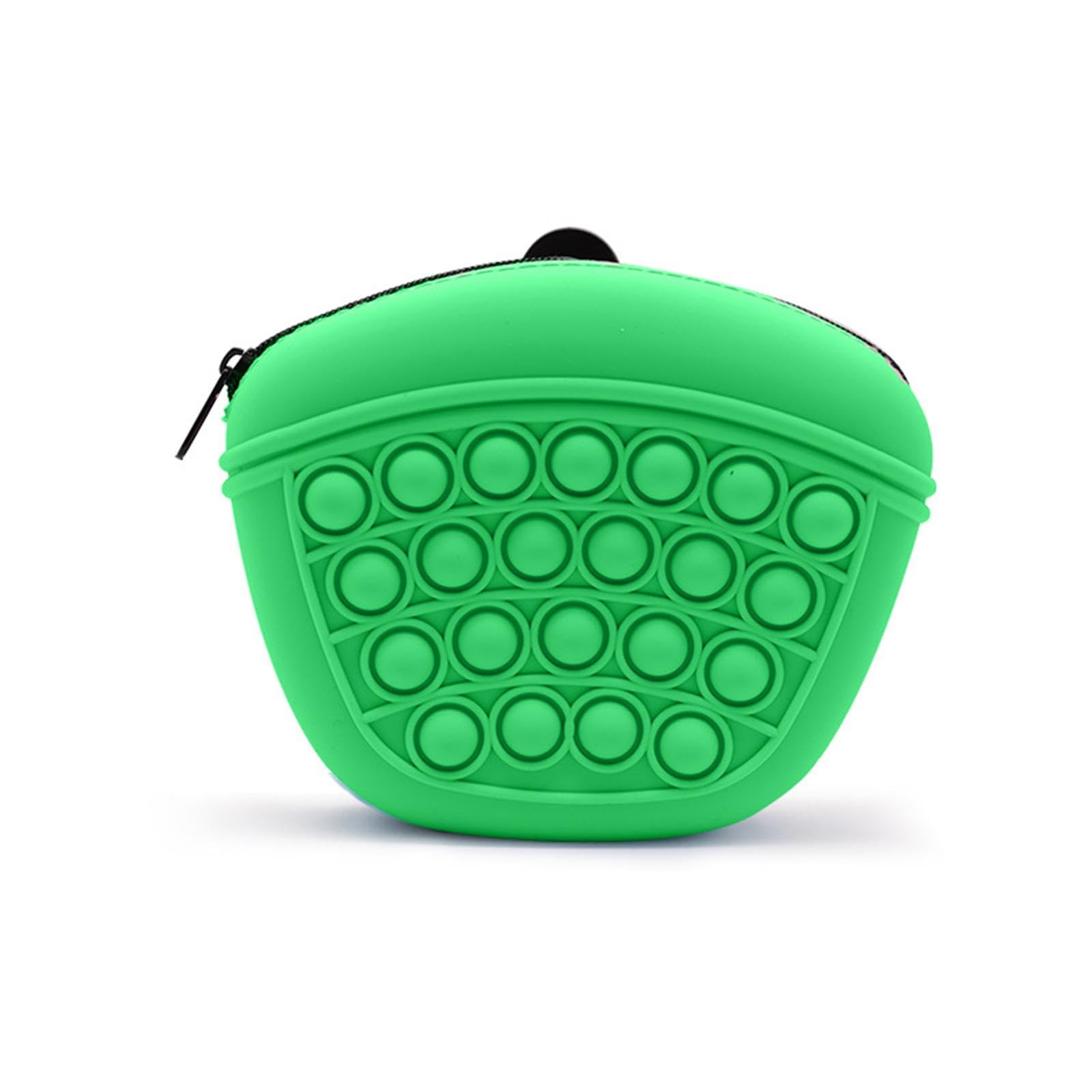 Silicone Dog Treat Pouch Pet Supplies Dog Puppy Obedience Training Treat Bag Green