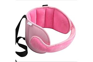 Toddler Car Seat Head Support Neck Pillow Strap - Kids and Baby...