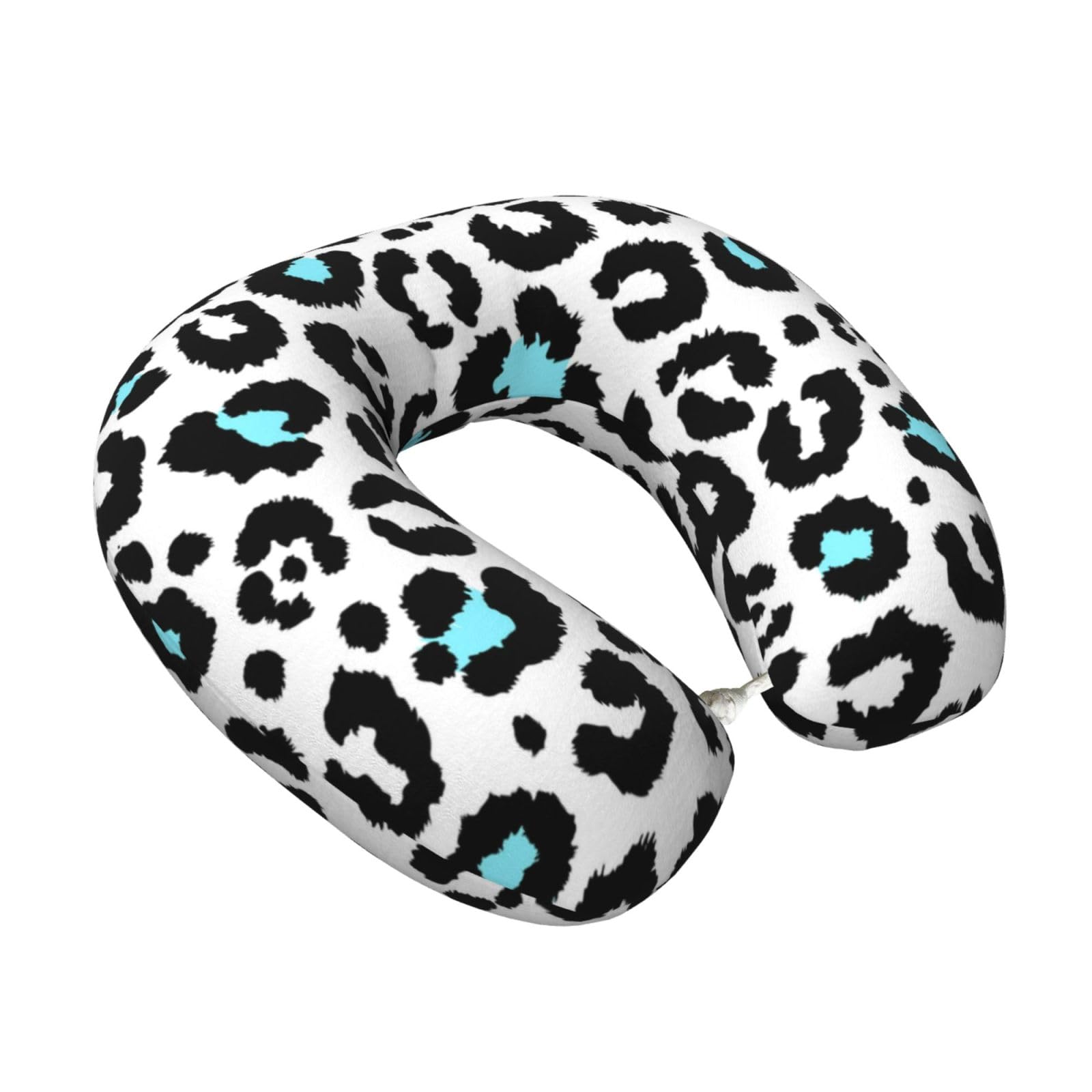 LKYMOH Leopard Vector, Travel Neck Pillow U-Shaped Memory Neck Support Soft Comfortable With Washable Cover For Airplane Car Traveling and Office