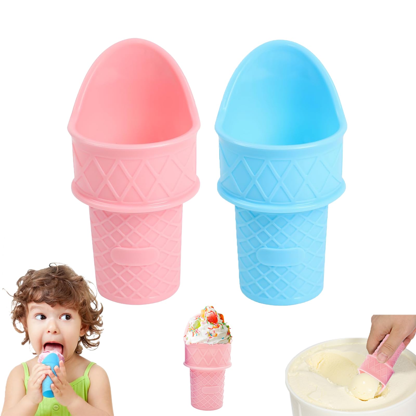 Cuillère à Glace 2 en 1 Multifonctionnelle: Servez Glaces & Desserts avec Style et Facilité