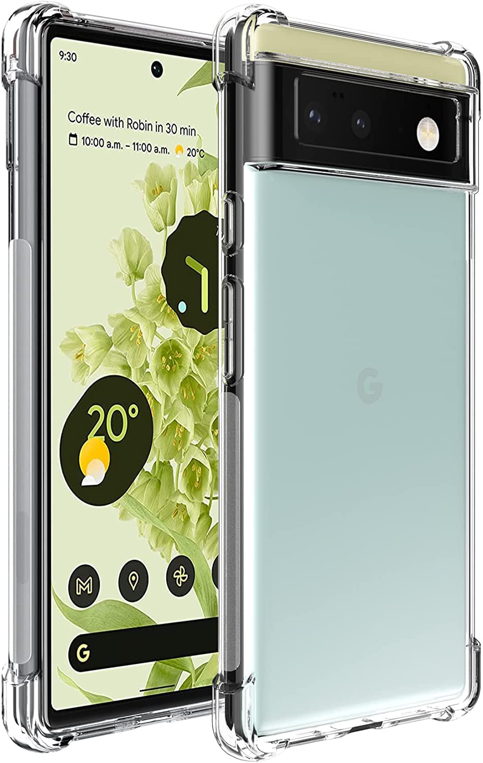 Craftech Google Pixel 6 TPU Case, Bumper Transparent Cover Shockproof Drop Protective Clear Bumper Case Back Cover for Google Pixel 6 (B09GW8YQMP) Amazon Price History, Amazon Price Tracker