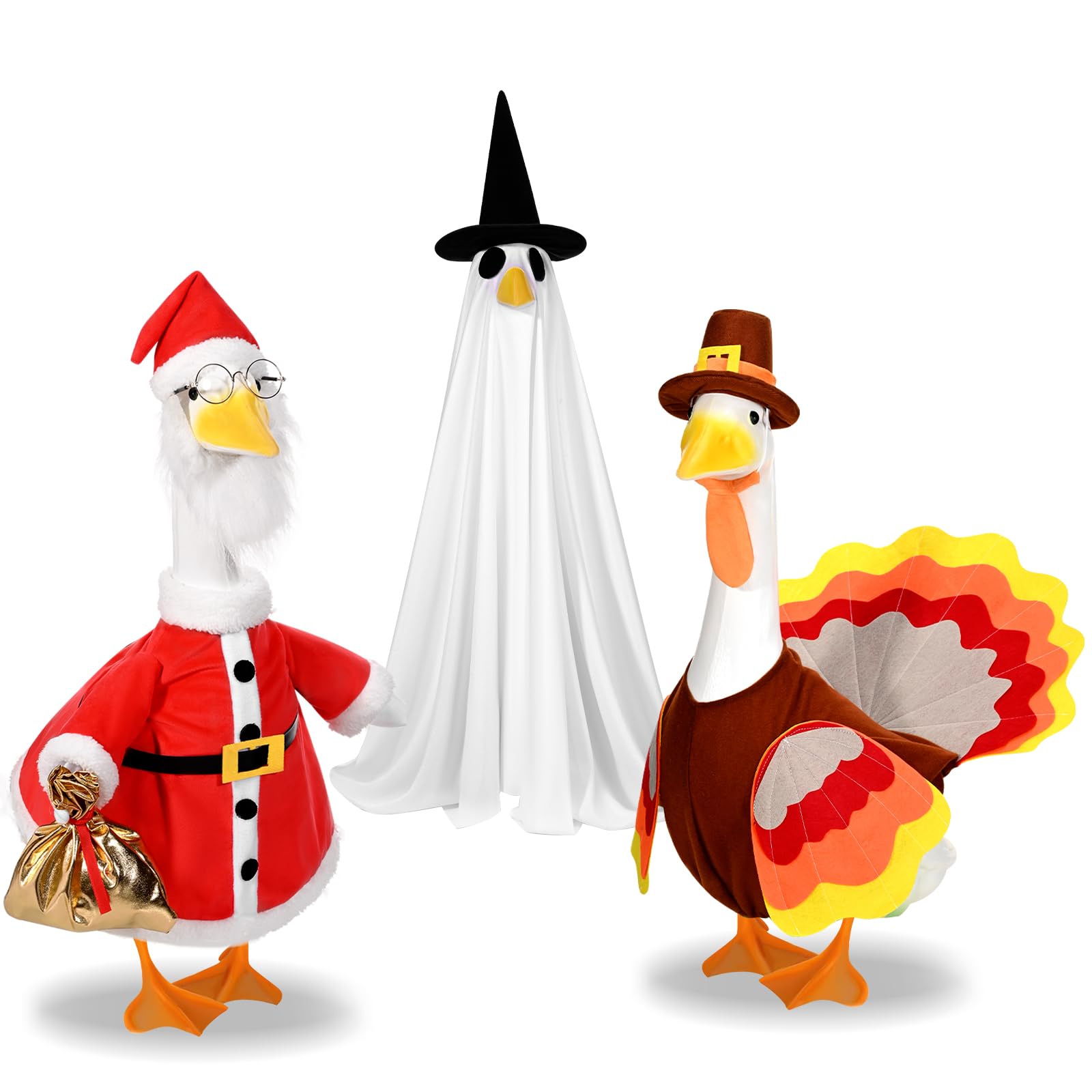 JcHrmers 3 Sets Porch Goose Outfits