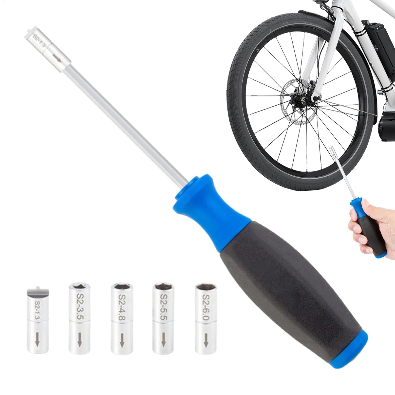 Outil de dévoilage et clé à rayon interne de vélo Générique durable