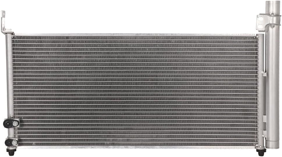 SCITOO Auto Radiator x1 & A/C Condenser x1 Compatible with 2011-2017 for LX for CT200h 1.8L 2010-2015 for Toyota for Prius 1.8L 2012-2015 for Prius Plug-In 1.8L 2012-2017 for Toyota for Prius V 1.8L