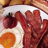 Fully Cooked Bacon, Ready to Eat, 80 Slices Per Pack / Case, 10 Year Shelf Life, Superior Canned, Real Thick Cut, 2+ Pounds, No Refrigeration Needed, Grocery, Long Term Storage, Camp, Hunt, Lunch