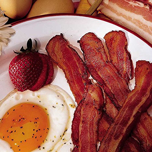 Fully Cooked Bacon, Ready to Eat, 80 Slices Per Pack / Case, 10 Year Shelf Life, Superior Canned, Real Thick Cut, 2+ Pounds, No Refrigeration Needed, Grocery, Long Term Storage, Camp, Hunt, Lunch