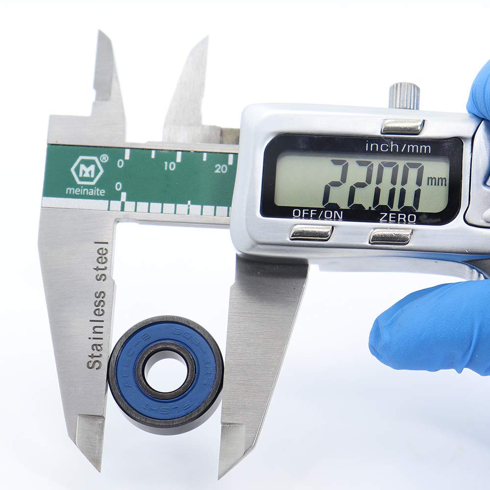 FUSHI Roulements à Billes Pour Skateboard 608rs, Taille 8x22x7 Mm