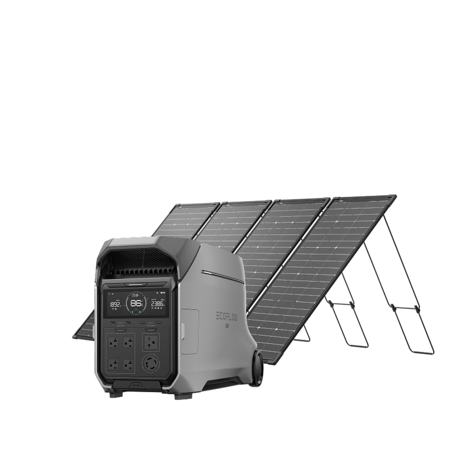 Amazon | EcoFlow DELTA Pro3 ポータブル電源+ 125W両面ソーラーパネル
