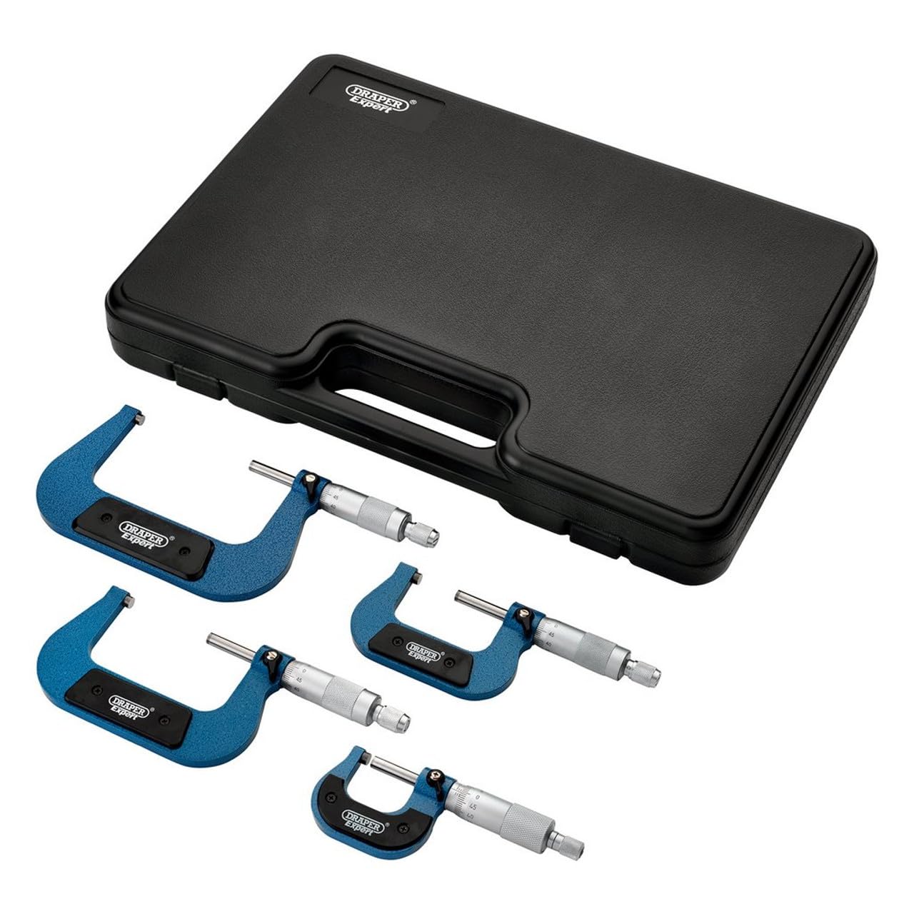 Draper 46607 Micromètre externe 0-100 mm 4 pièces (Import Grande Bretagne)