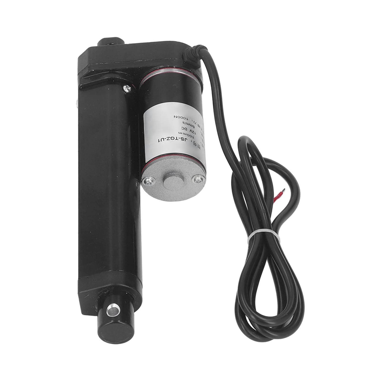 Focket Siłownik Liniowy, Skok 100 Mm i Siła Ciągu 1000 N Siłownik Elektryczny 12 V DC IP65, Wodoodporny Liniowy z obudową ze Stopu Aluminium i Pilotem do Sofy Medycznej (Tylko)