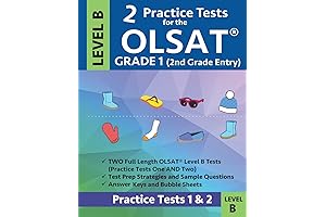 OLSAT Grade 1 Practice Tests for Gifted and Talented Prep