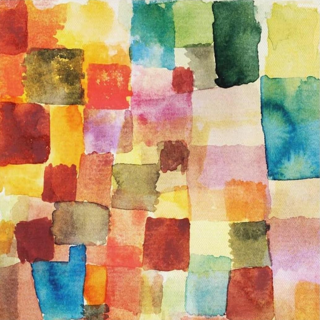 Affiche de Paul Klee tableau abstrait 30x30cm pour mur vide blanc - 7