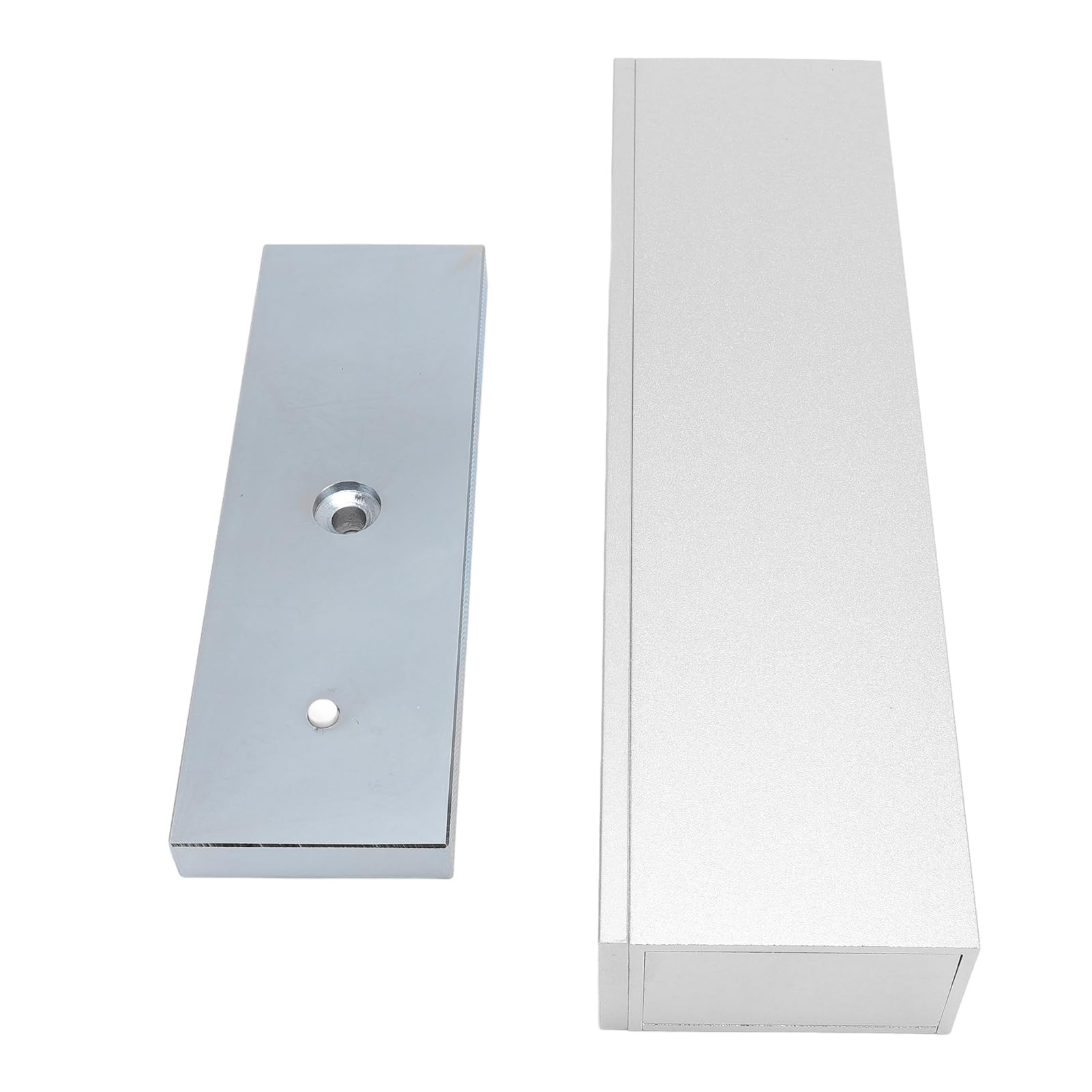 Annadue Elektryczny Zamek Magnetyczny ze Stopu Aluminium 500KG 1200LBS Siła Trzymania Tryb NC Osłona Zabezpieczająca do Szafki DC 12V