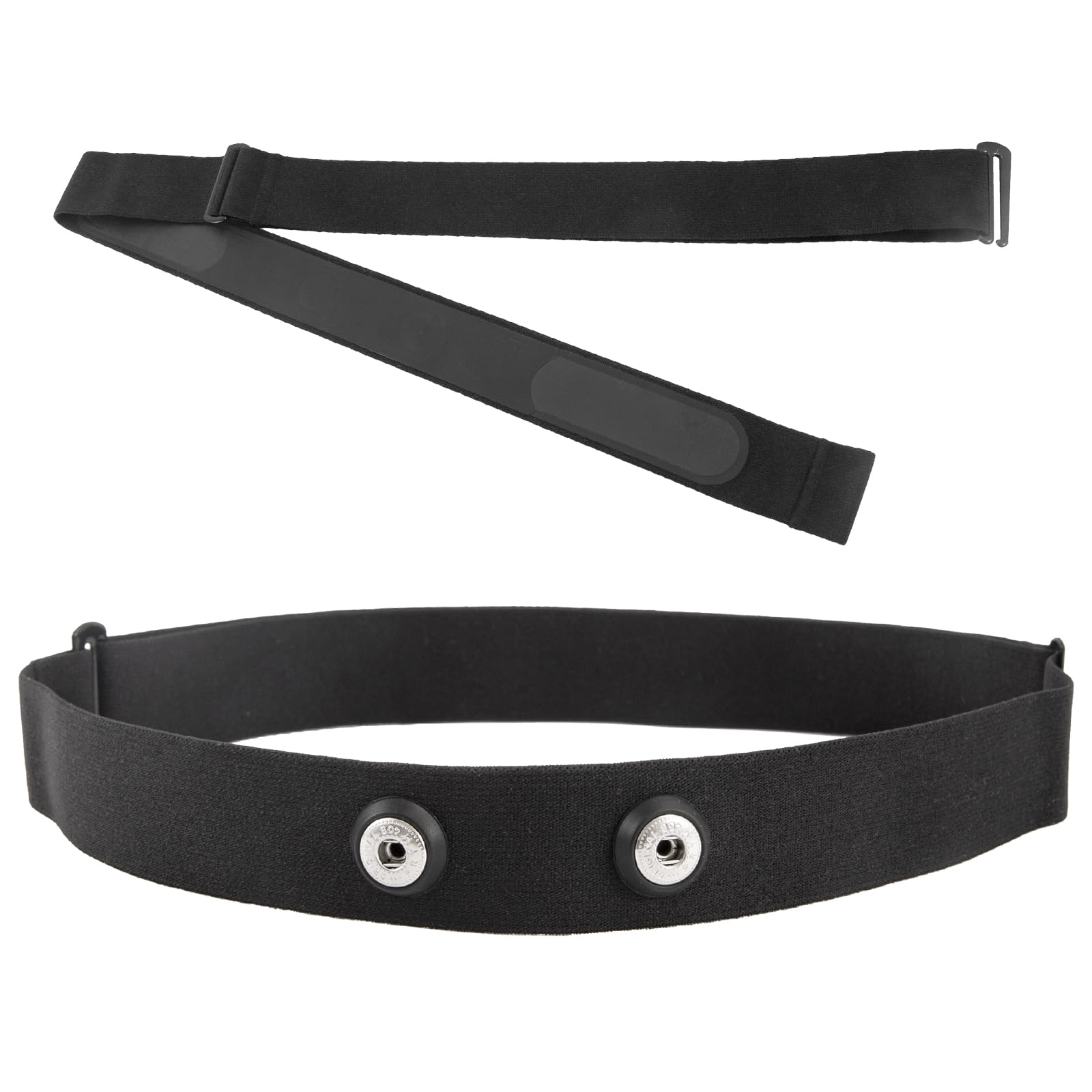 Heart Rate Monitor Replacement Chest Strap Compatible with Polar H7 H1 Wahoo Tickr Garmin,Adjustable Waterproof Replacement Soft Chest Band,Black