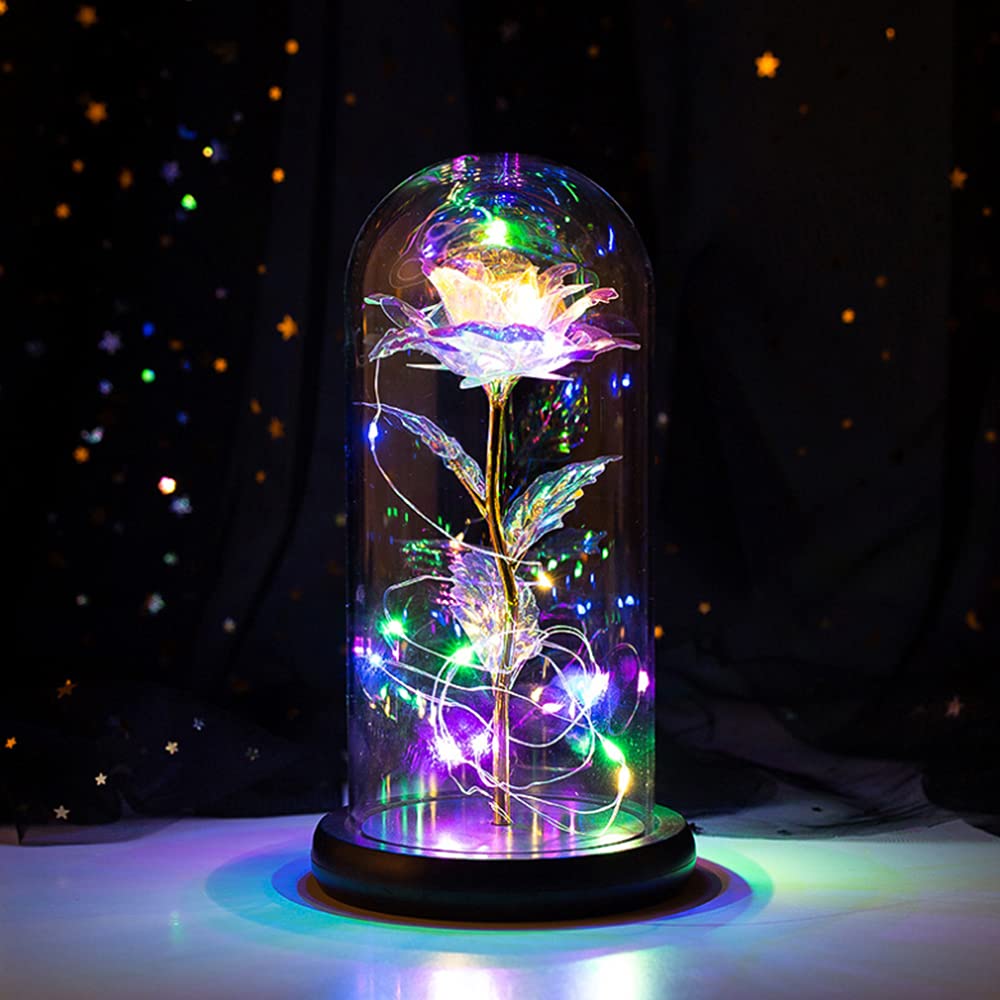 Amazon｜バラ 造花 Lechin 24Kゴールドローズ 枯れない花 金メッキ