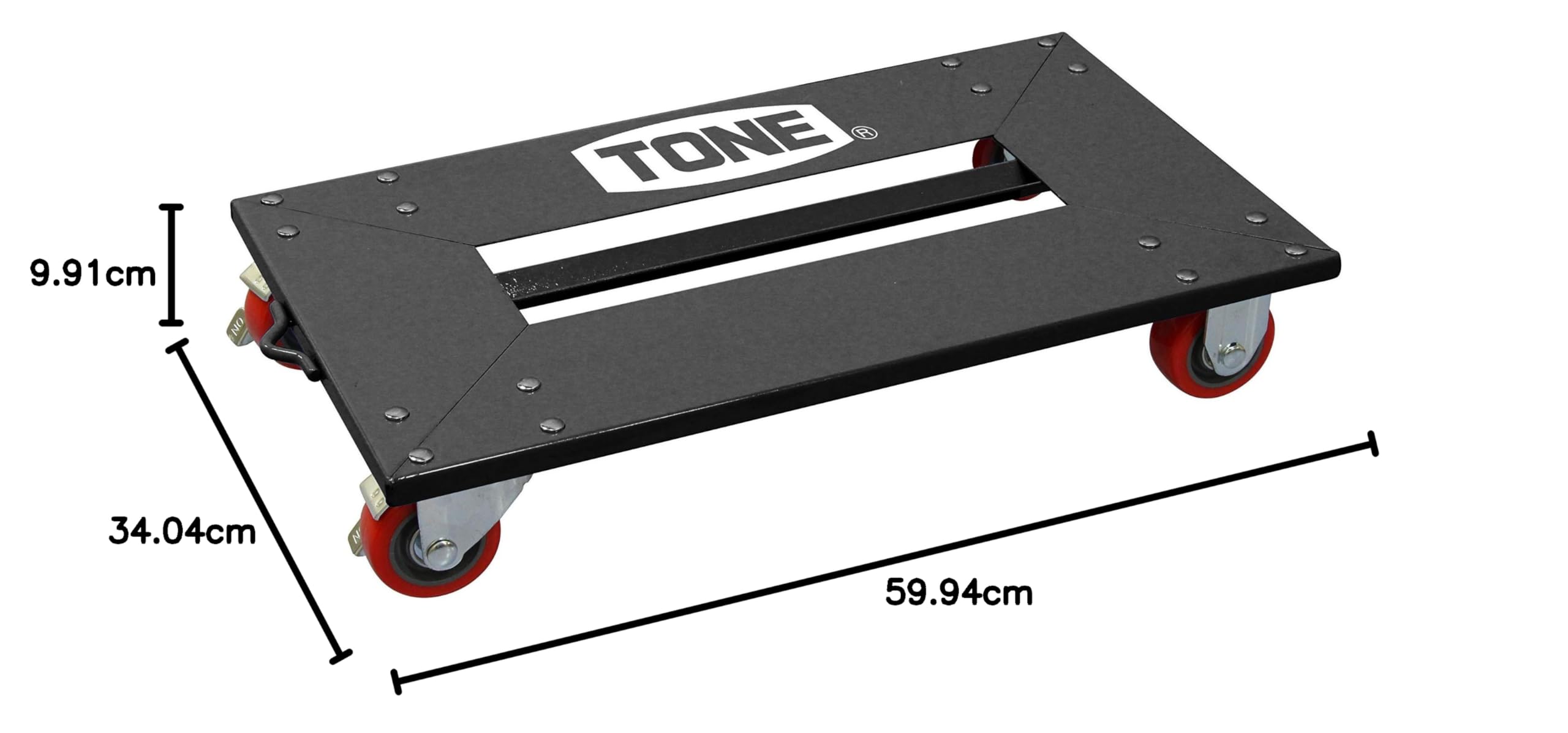Amazon.co.jp: トネ(TONE) 高耐久台車(耐荷重300kg) L-DIS01 ブラック