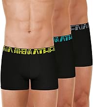 Athena - Lot de 3 Boxers Homme Seconde Peau - Boxers Microfibre Respirante, Confort et liberté de Mouvement - Label Oeko-TEX® Standard 100 - Coupe Ergonomique