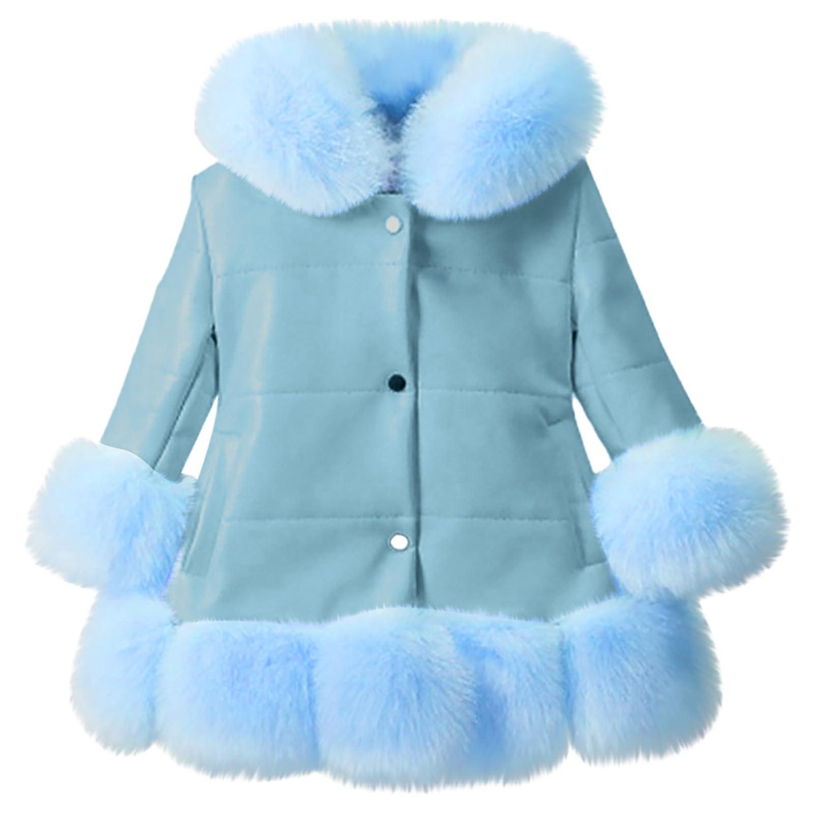 Piumino Primaverile Cappotto da Bambina per Bambina Cappotto Invernale Antivento Addensato Giacca da Bambino in Caldo Pile Pantaloni 12 Anni