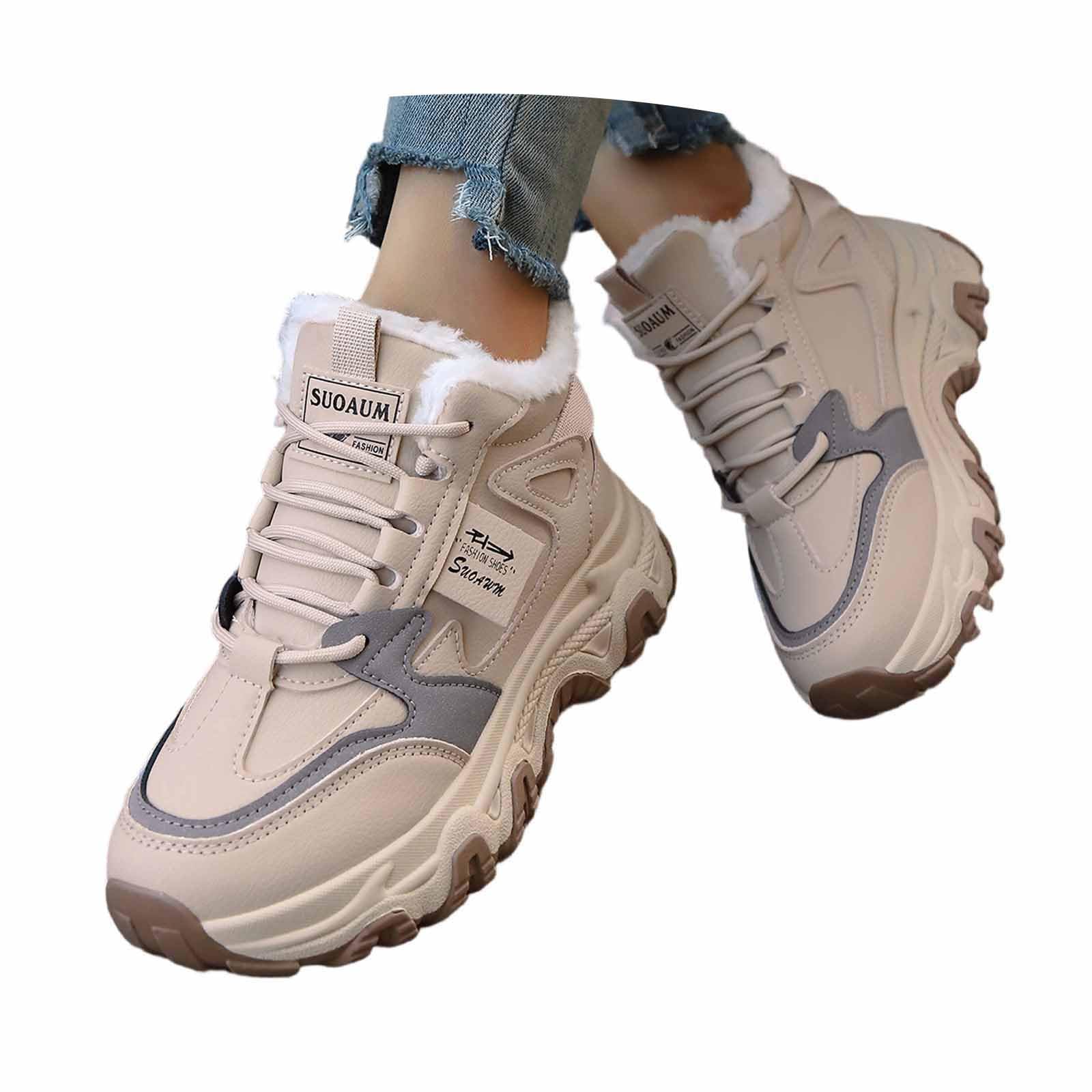 Générique Botte Femme Bottines Hiver Bottes Neige Echarpe Triangle Chaussure Ski Femmes Chaussures Pieds Larges Mollets Fins De Fourrées Après Homme Boots Écharpe Polaire Bottine Grande Imperméable