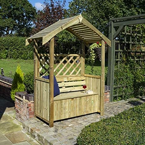 Rowlinson Stretton Arbour with Storage Cover