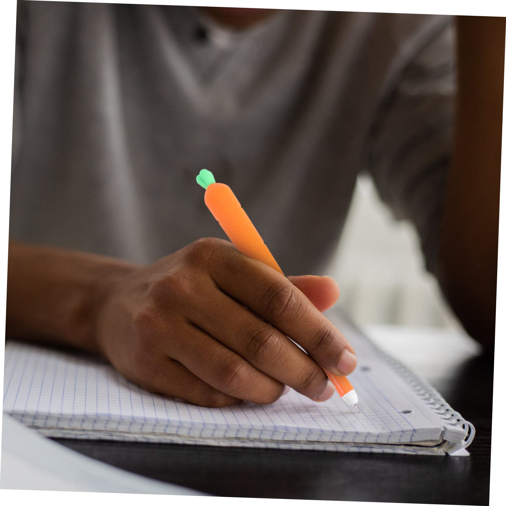 Ciieeo 12paquet Lot De Stylos à Bille Forme De Carotte Avec Encre Gel Cadeau Pour Garçon Fille Et Étudiants