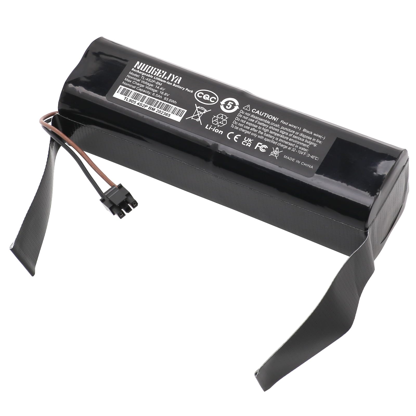 Do Eufy RoboVac X8, RoboVac X8 Hybrid, RoboVac X8 14,4 V 6500 mAh akumulator zastępczy do odkurzacza Robotic Vacuum akumulator
