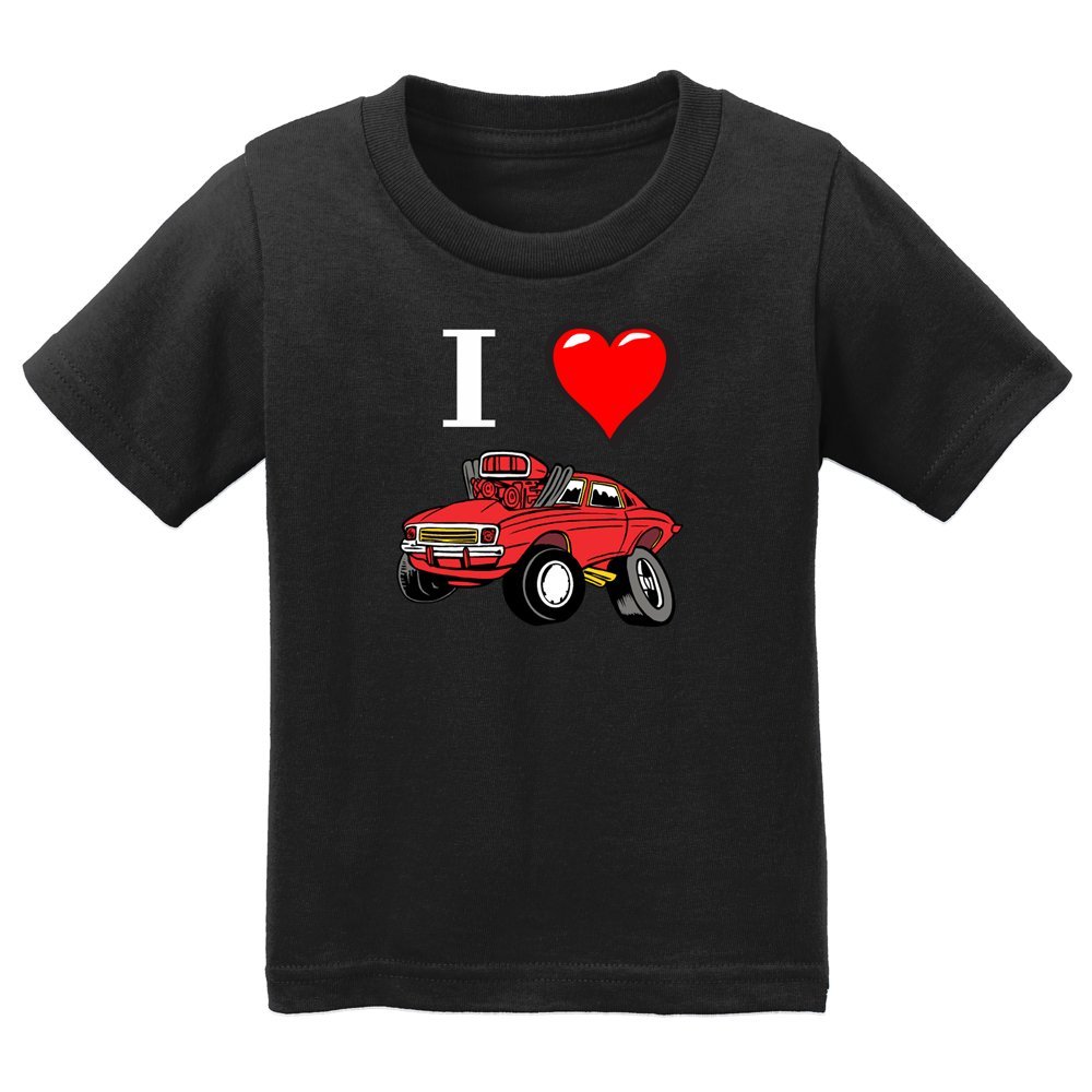Hardkor Sports Racecar Fast car Infant Toddler t-Shirt Black