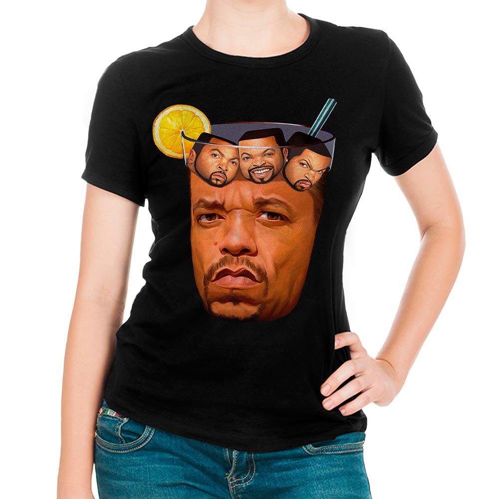 Dream ShirtsIce-T with Ice Cube Rap T-Shirt, Ice Tea Hip-Hop Funny Tee