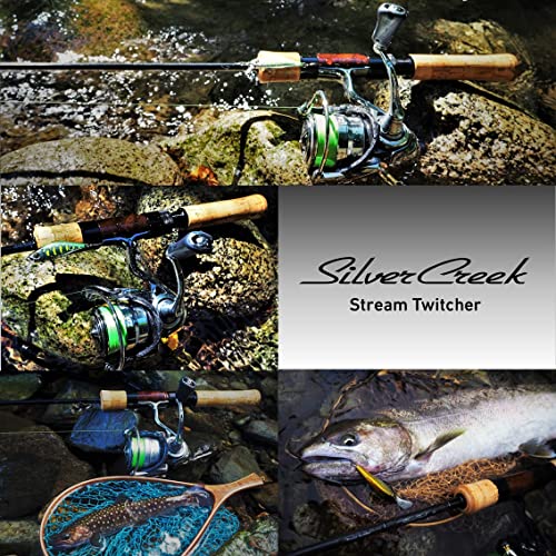ダイワ(DAIWA) ネイティブトラウトロッド シルバークリーク ストリームトゥイッチャー 48ULB 釣り竿 8枚目
