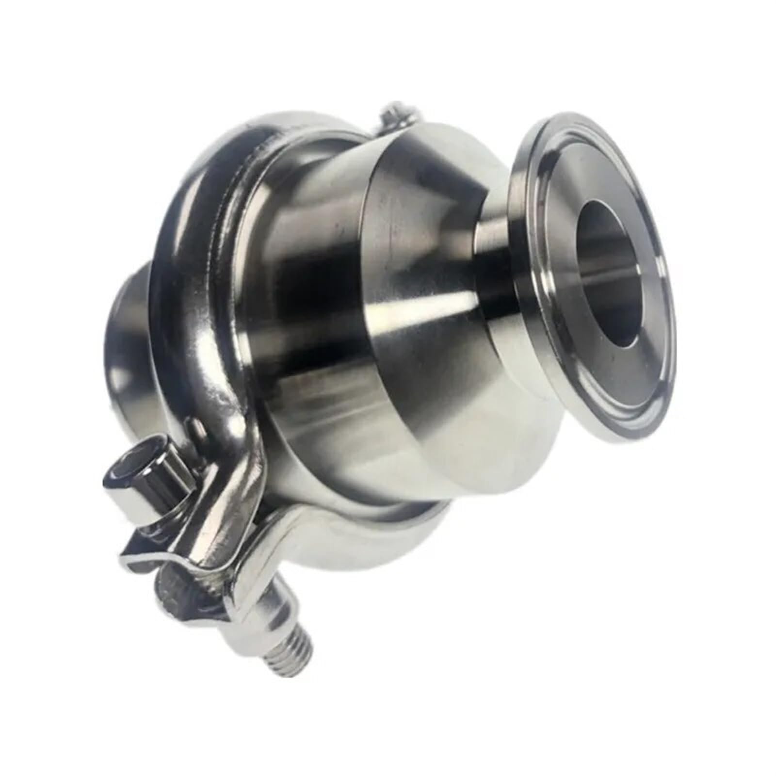 Sanitarny zawór zwrotny trójzaciskowy ze stali nierdzewnej SS 304 (38 mm)
