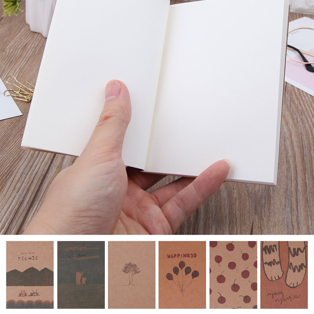 Amazon.co.jp: ノート 白紙ページ 画用紙 ジャーナル 日記 メモ帳 メモ