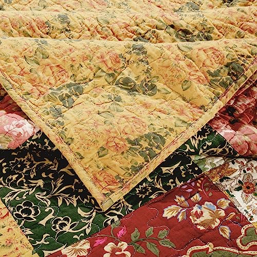 Greenland Home GL-THROWAC Antique Chic Quilted Patchwork Throw thumb #6