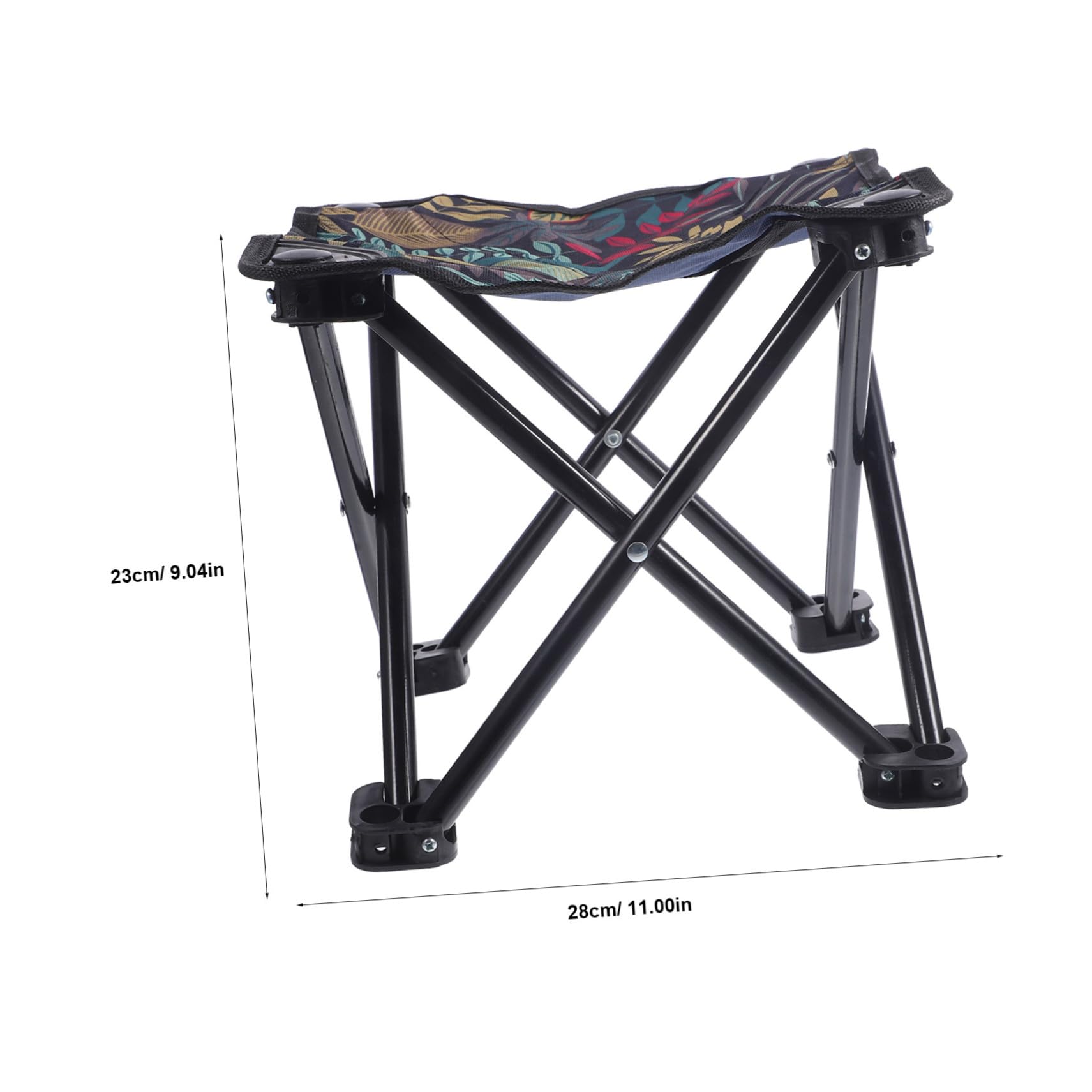 Toddmomy Sgabello Pieghevole Portatile da Campeggio Oxford Abs | Attività Outdoor e Campeggio, Borsa per Trasporto, Multifunzionale e Retrattile
