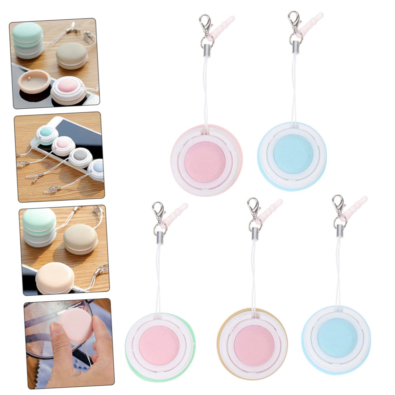 NUOBESTY 25pezzi Panni Pulizia Schermo Per Occhiali e Smartphone Panni Per Pulizia Lenti e Schermi Colore Casual