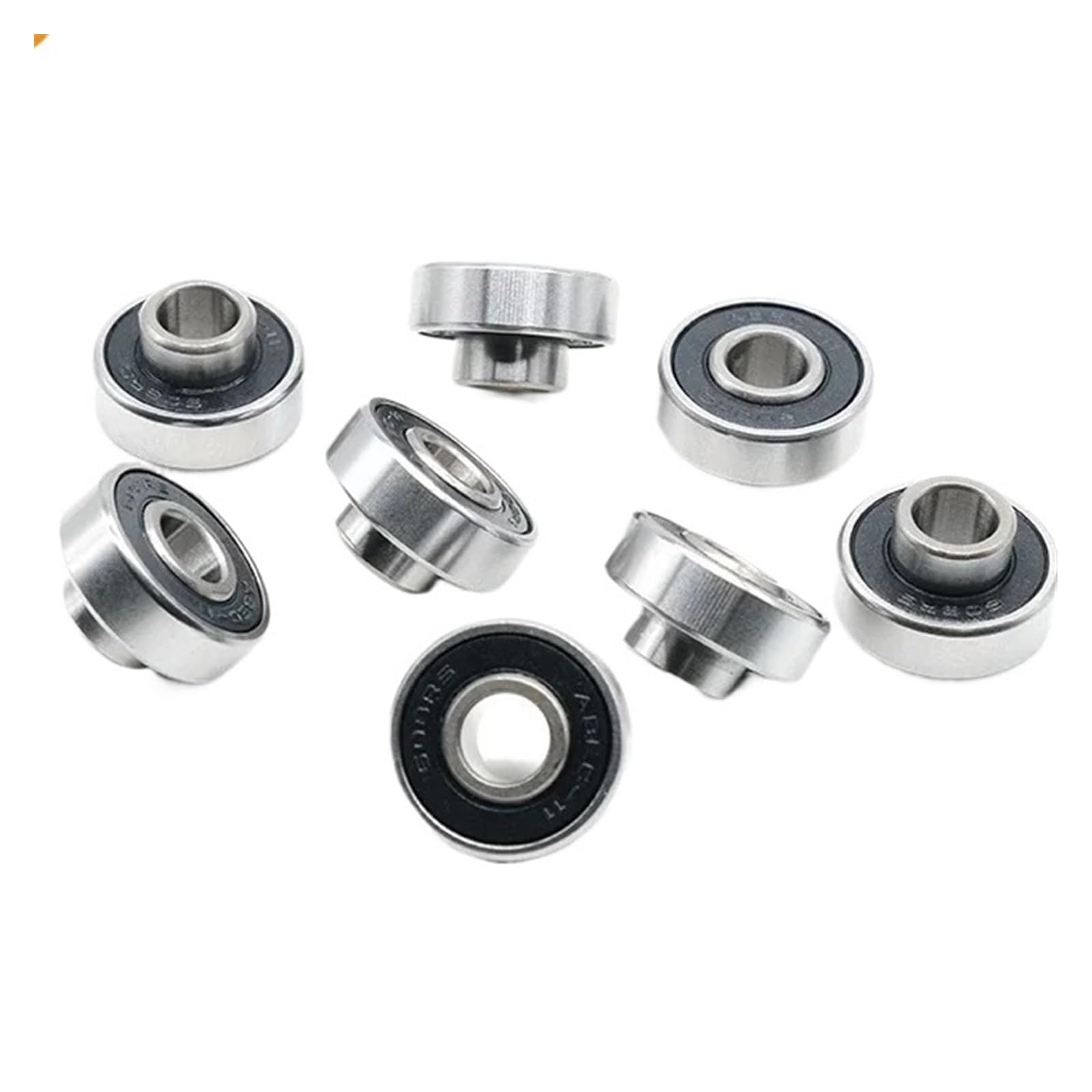 8 szt. łożysk do deskorolki 608RS 8x22x7mm Abec9 zintegrowane łożysko dystansowe longboardu 608 łożyska deski tanecznej Double Rocker