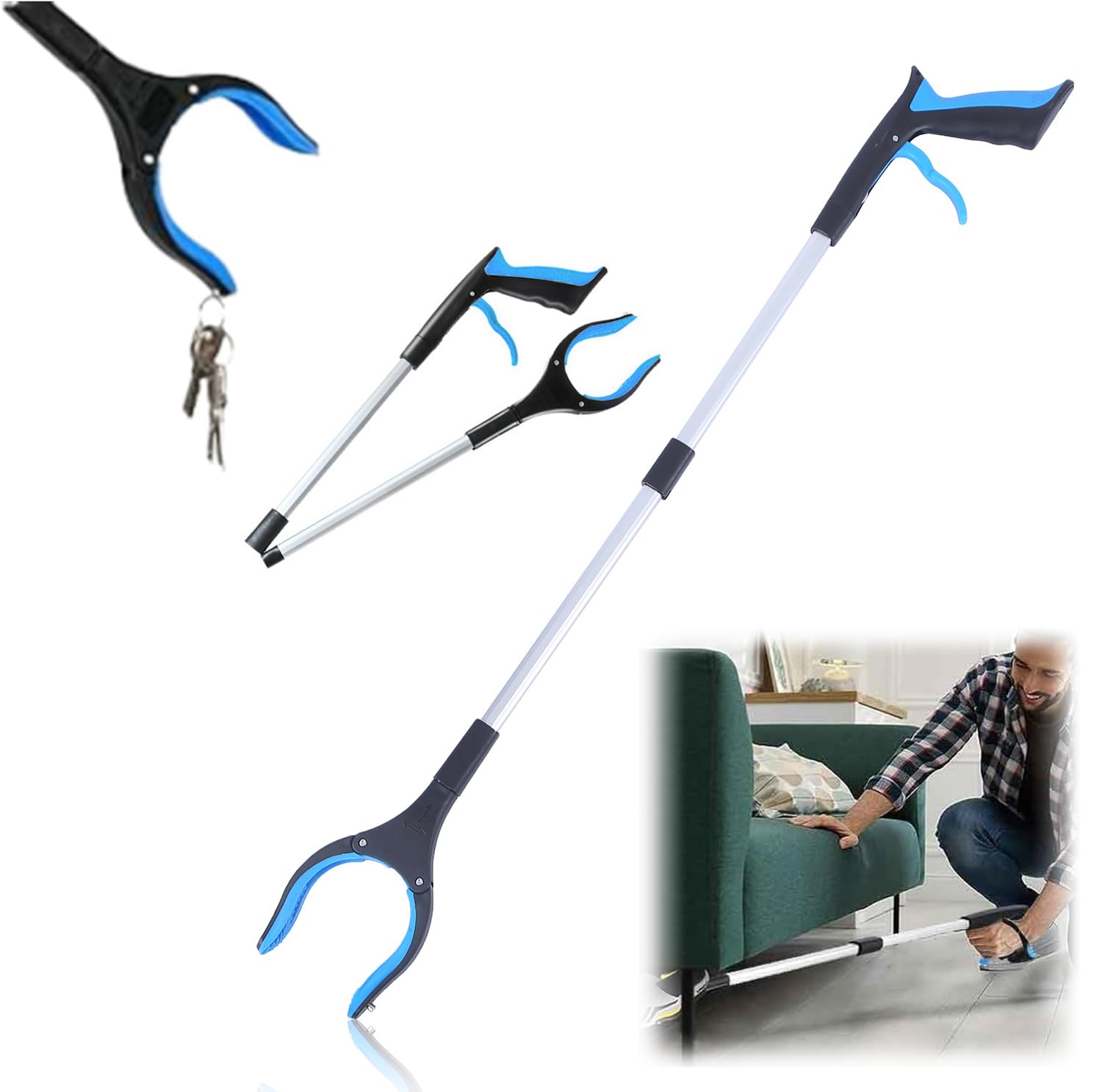 Amazon.co.jp: マジックハンド、つかみ棒、マジックハンド 強力、全長