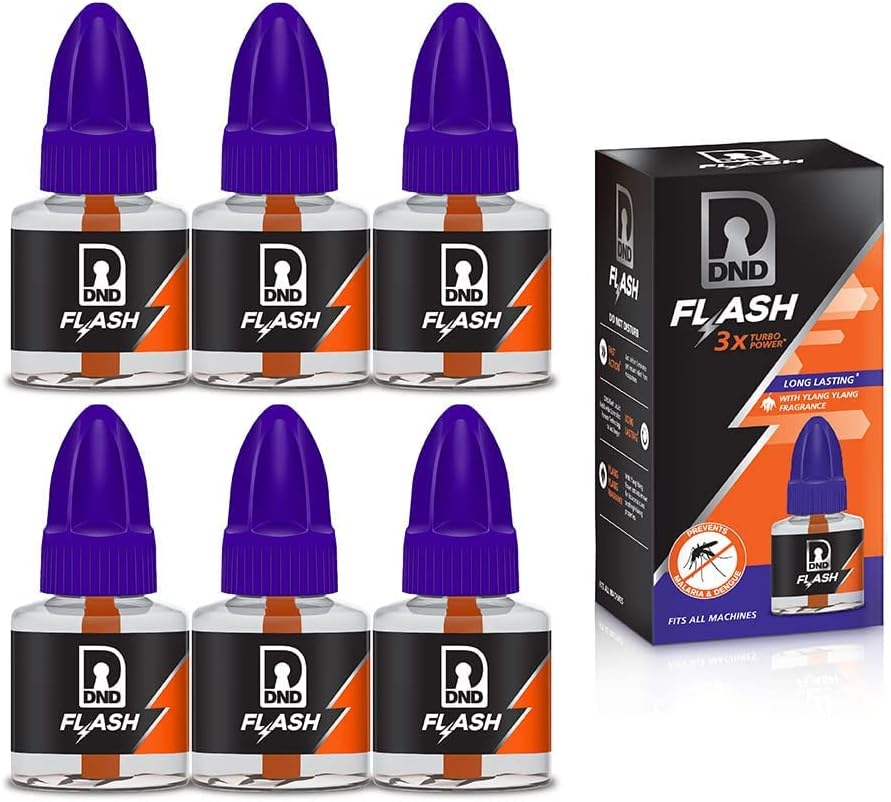 DNDFlash Mosquito Repellent Liquid Refill Pack of 6