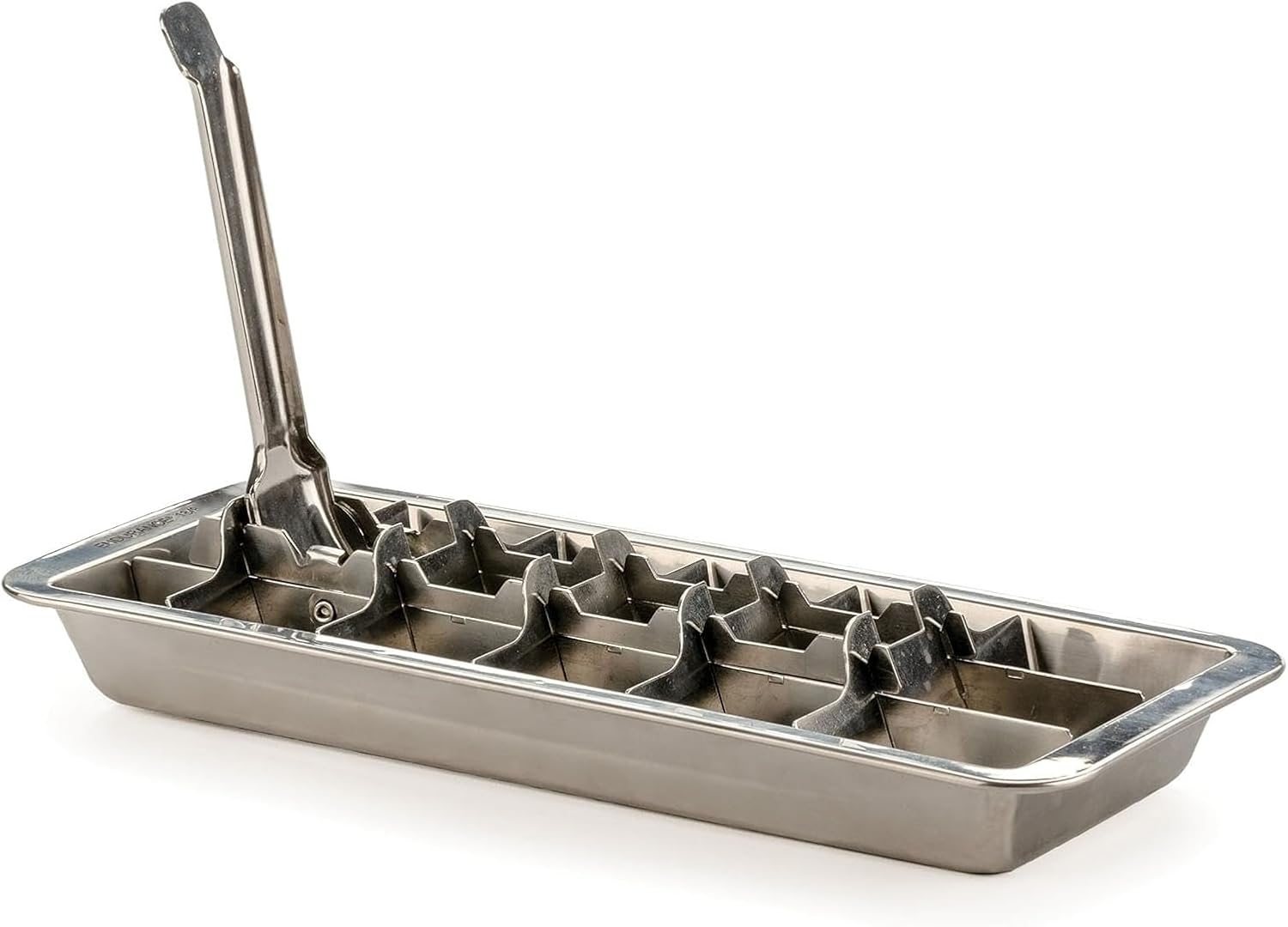 Retro Metal Ice Tray for Classic Ice Cubes