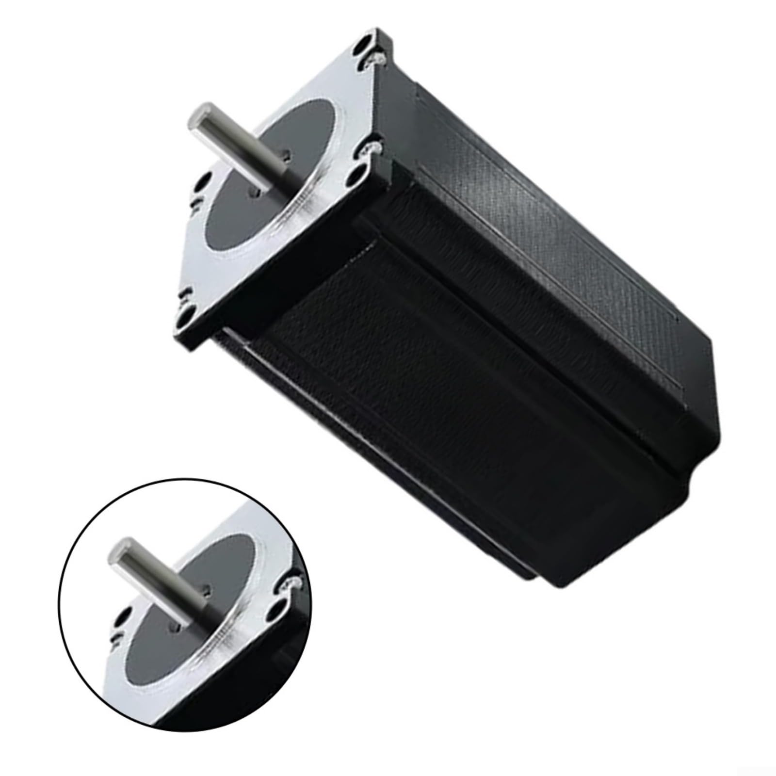 Motore passo-passo per Nema 23 per fresa CNC, doppio albero 12 Nm/3 Nm