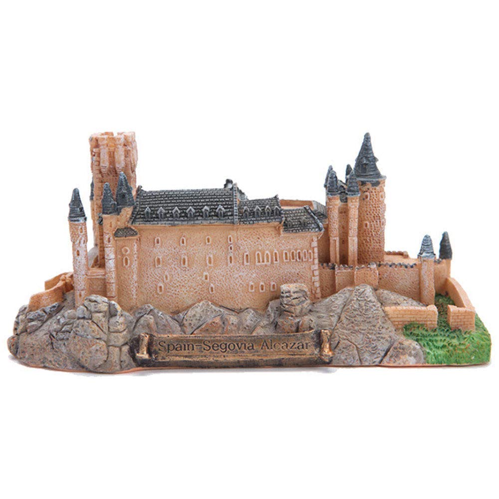 Château de Ségovie figurine en résine modèle architectural historique