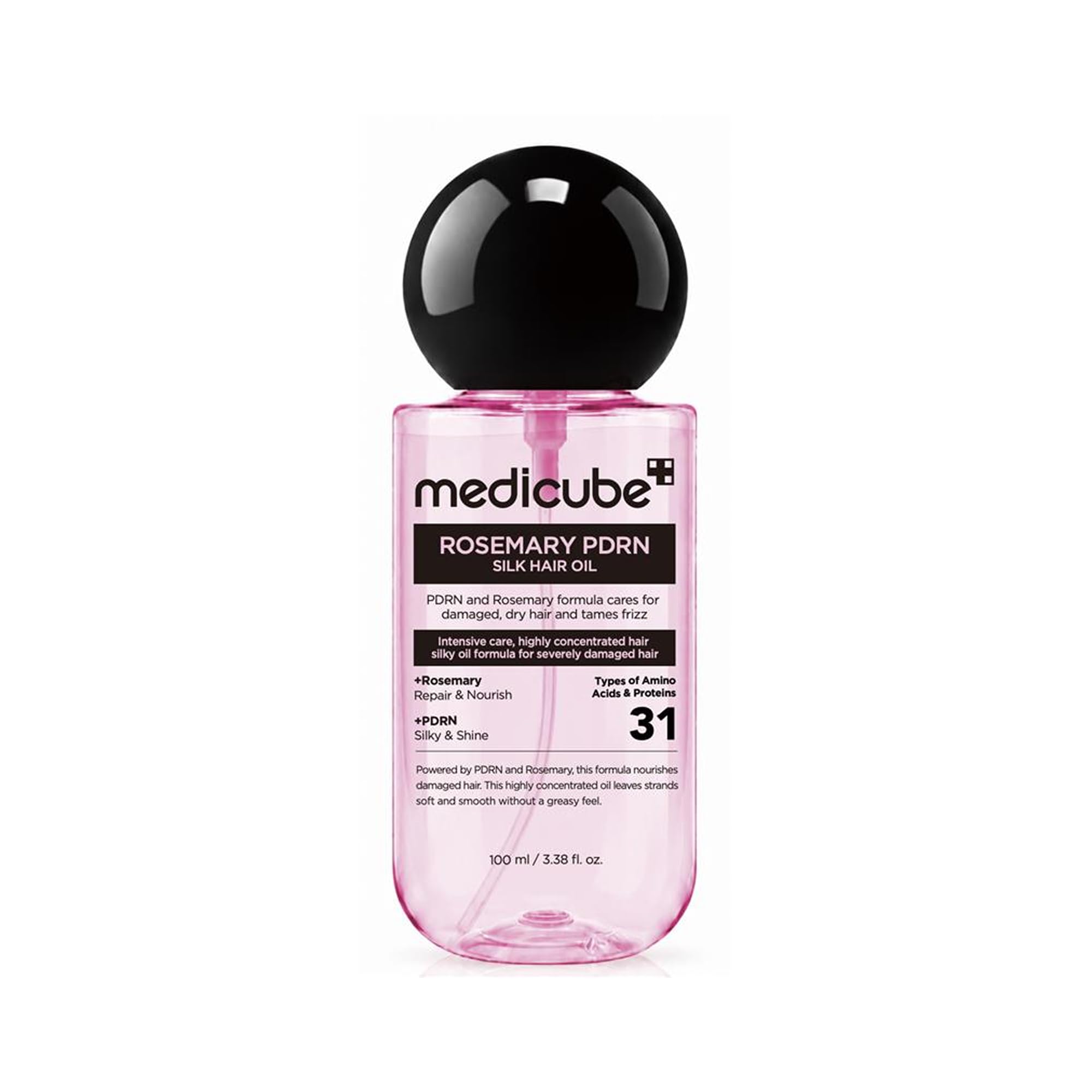 medicube Rosemary PDRN Silk Hair Oil, Lightweight Glass Oil & Adds Shine | Light Yet Inte…