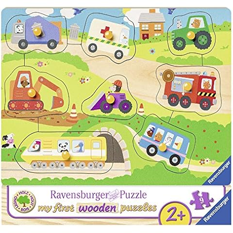 Ravensburger Kinderpuzzle - 03684 Lieblingsfahrzeuge Cover