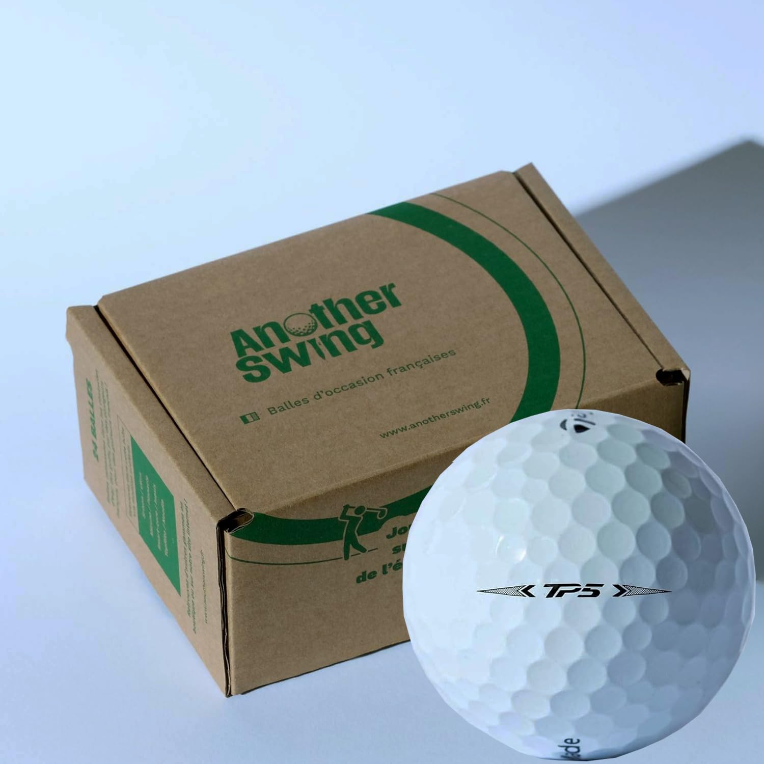 Lot de 12/24 Balles de Golf d'Occasion Taylormade TP5 - Idéales Pour Joueurs Confirmés et Expert - Qualité Premium et Performance - Marque Française