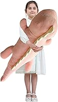 Vista 1 de Dinosaur Plush Toy Soft Big Dino Stuffed Animals Body Pillow,Cute Long Dinosaur Plush Hugging Pillow Lumbar Back Cushion Toys Doll Gifts for Kids