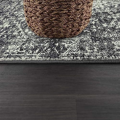 Morebes Vintage Runner Rug 2X6, Washable Hallway Rug Runner Non-Slip Traditional Bathroom Rug, Non-Shedding Medallion Kitchen Mat Soft Carpet Runner For Entry Foyer Laundry thumb #4