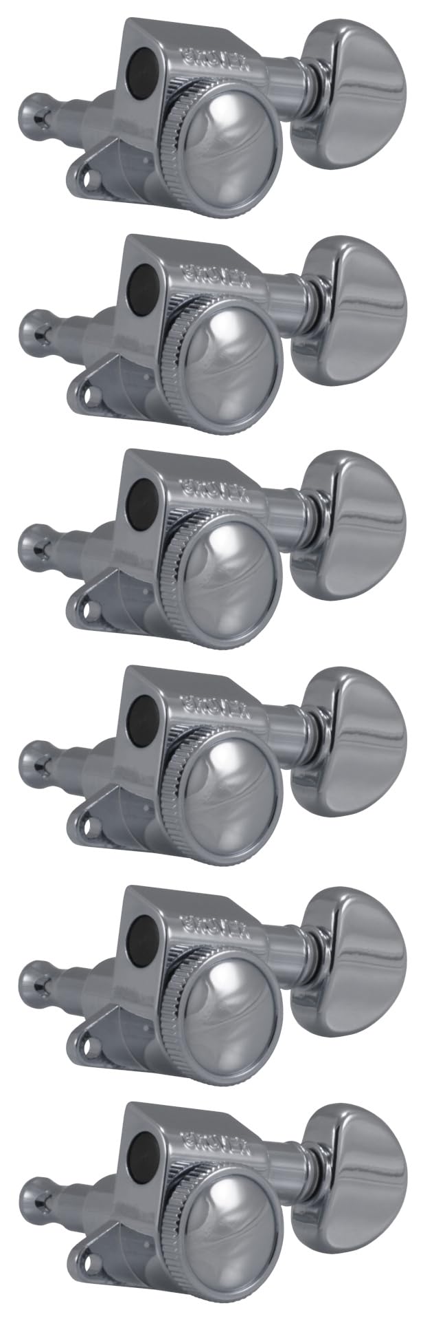 Grover 505 Roto-Grip Locking Mini Rotomatics Tuners 6 In-Line Right Handed (Chr…